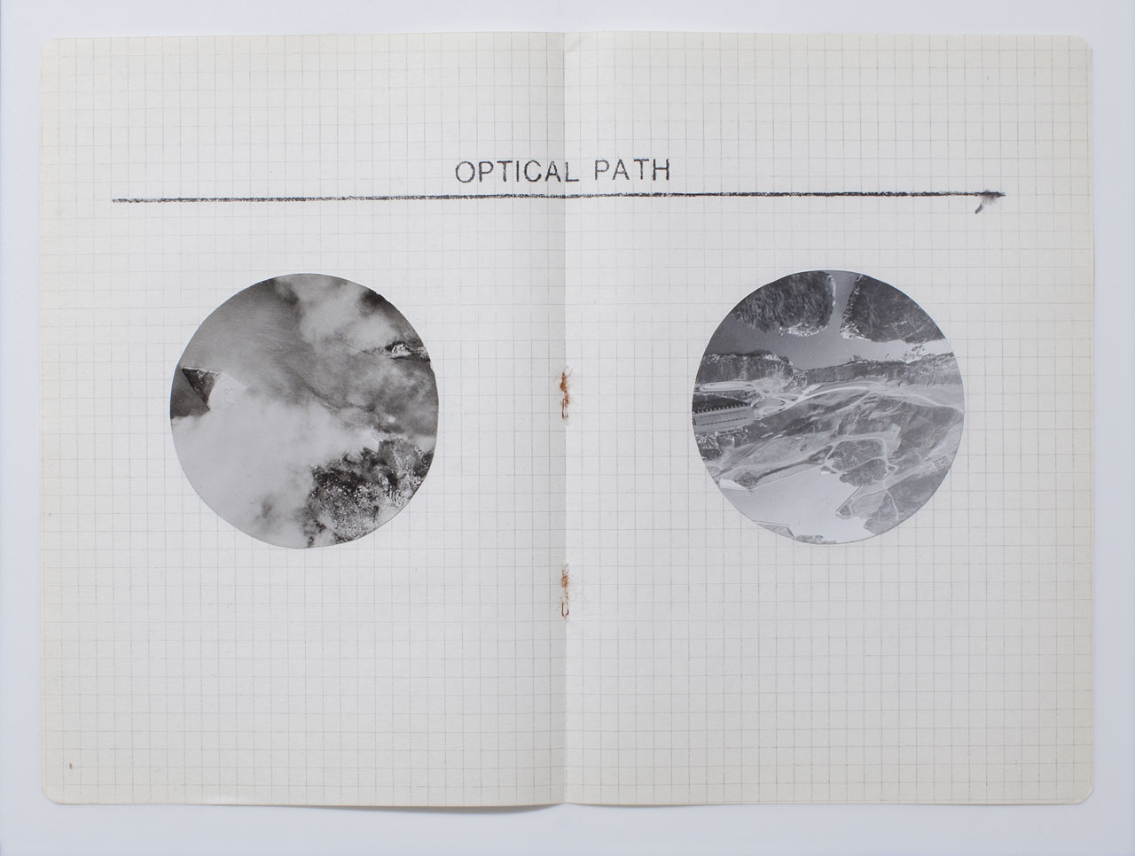 Hajra Waheed, KH-21, Notes 17/32, 2014, Cut Photograph, Xylene Transfer & Graphite on Paper. Image courtesy the artist.