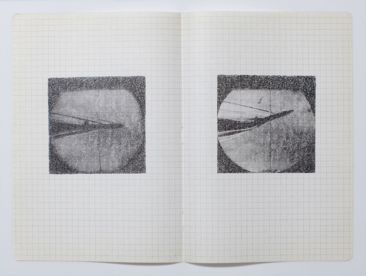 Hajra Waheed, KH-21, Notes 4/32, 2014, Xylene Transfer & Graphite on Paper. Image courtesy the artist.