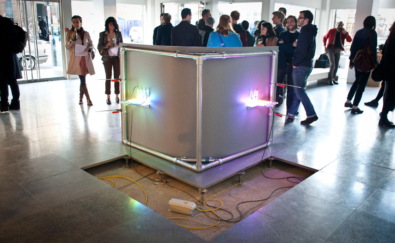 Steven Morgana, "The Future Feels Like a Phantom Limb", installation view at La Scatola Gallery, (11 May – 15 June 2012). Photo: Raymond Cheung. Image courtesy La Scatola Gallery.