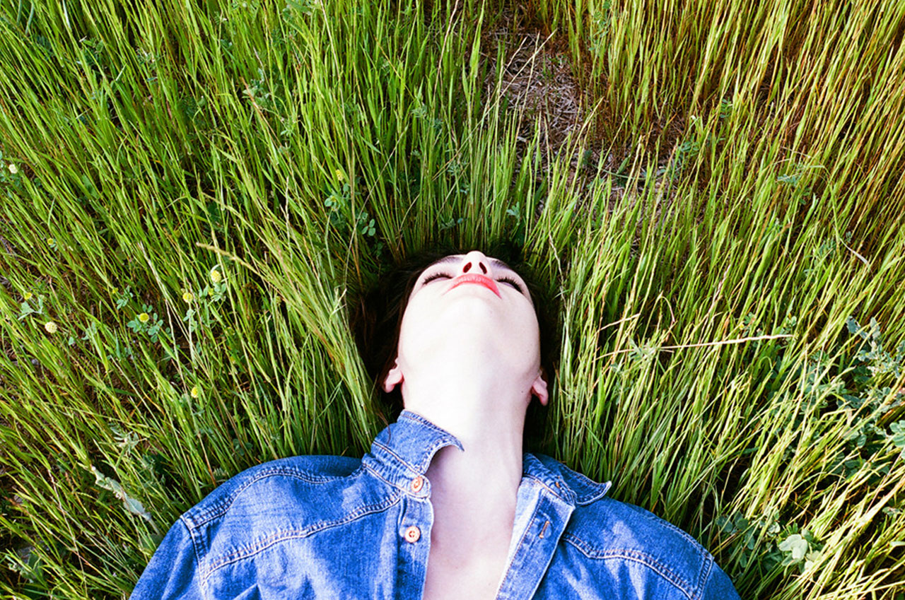Sara Naim, 'Untitled [Girl in Grass]', 2013, C-type Digital Print, 71.12 x 48.26 cm. Image courtesy the artist and The Third Line.