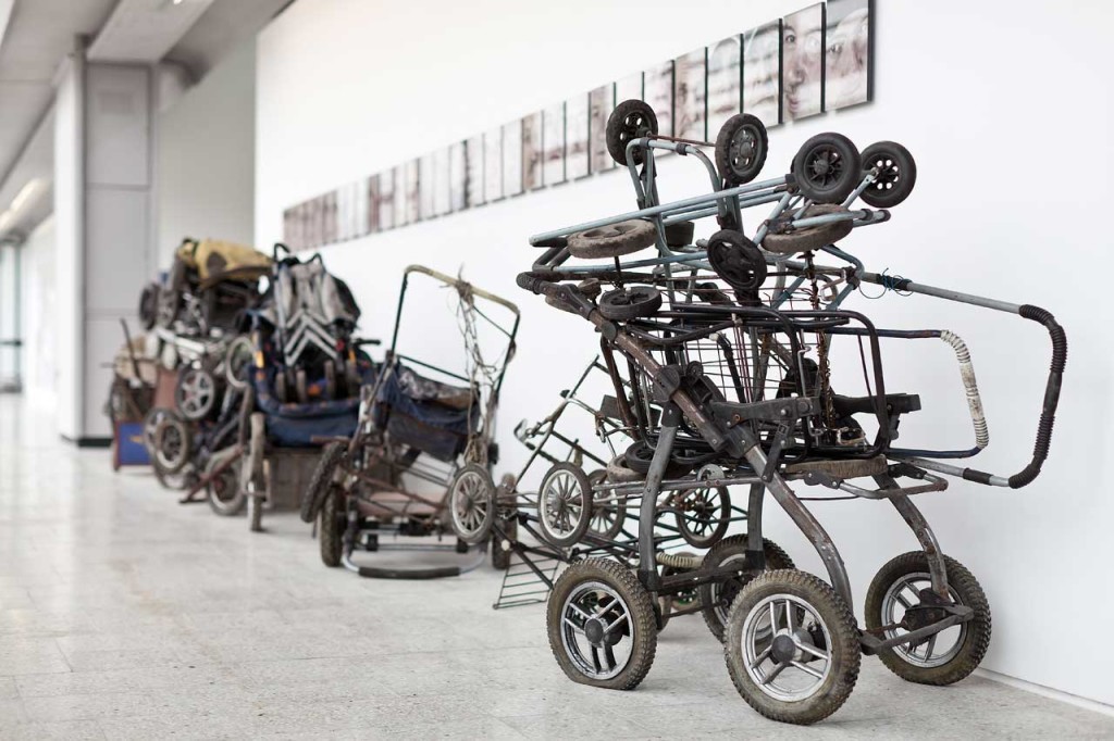 Ukasz Surowiec, 'Carts', 2012. Photo: Bartosz Stawiarski.