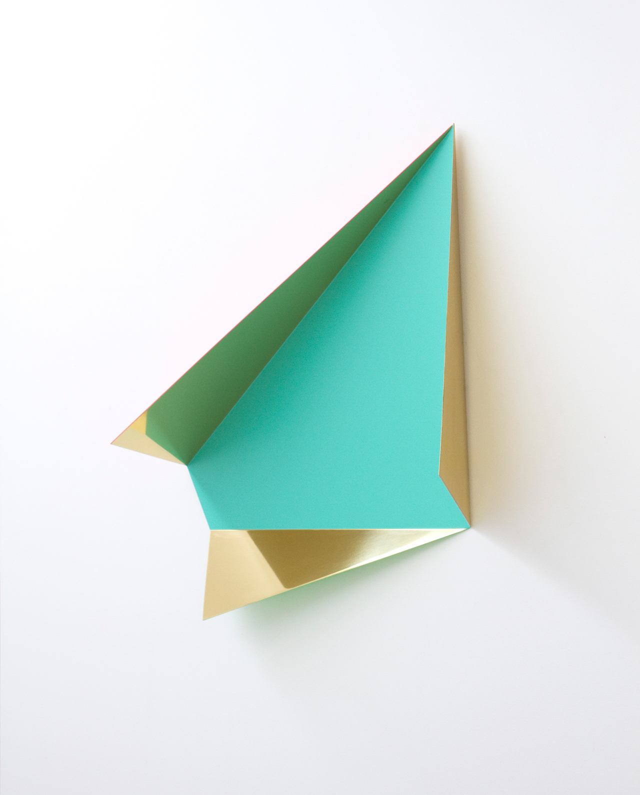 Rana Begum, 'No. 356', 2012, Paint on mirror finish brass, 56 x 62 x 20 cm. Image courtesy the artist and The Third Line.