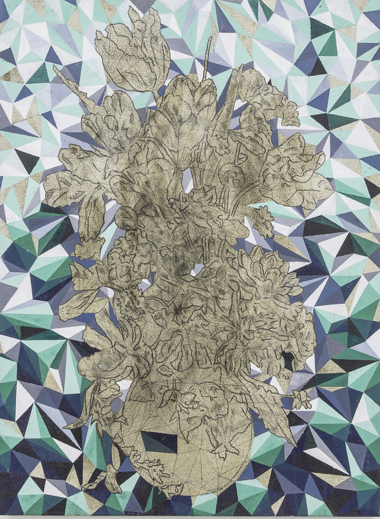 Cinga Samson, Ivumba Letyatyambo 6 (2016), Oil and charcoal on canvas, 80 x 60cm