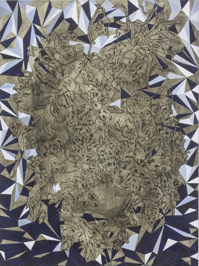 Cinga Samson, Ivumba Letyatyambo 7 (2016), Oil and charcoal on canvas, 80 x 60cm