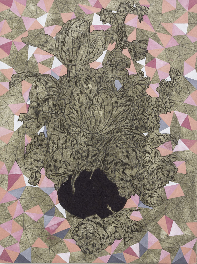 Cinga Samson, Ivumba Letyatyambo 8 (2016), Oil and charcoal on canvas, 80 x 60cm
