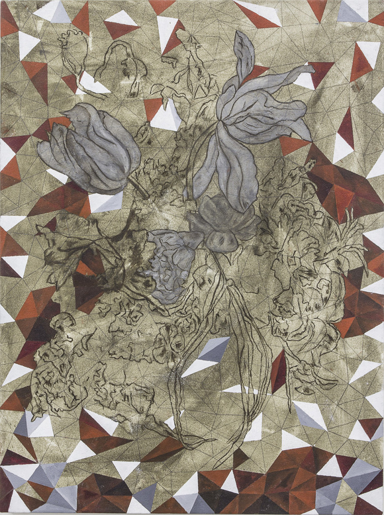 Cinga Samson, Ivumba Letyatyambo 9 (2016), Oil and charcoal on canvas, 80 x 60cm