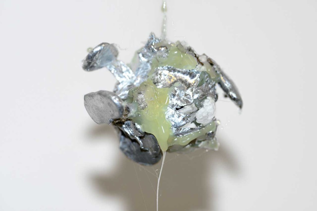 David Prytz, 'Dumb Alchemy', 2014, zinc, aluminium, stone, mirror, hot glue. Photo: Roberto Apa. Image courtesy Galleria Mario Iannelli.
